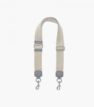 Accesorios Para Bolsos Marc Jacobs The Arrow Webbing Correa Mujer Grises Multicolor | YJ9-9681
