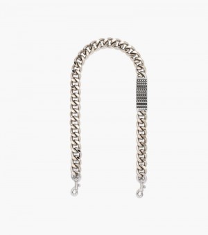 Accesorios Para Bolsos Marc Jacobs The Barcode Chain Shoulder Correa Mujer Plateados | XM9-4126