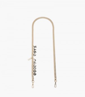 Accesorios Para Bolsos Marc Jacobs The Charm Chain Crossbody Correa Mujer Negros Dorados | HT3-1149