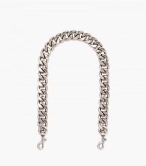 Accesorios Para Bolsos Marc Jacobs The Chainlink Shoulder Correa Mujer Plateados | BB3-0544