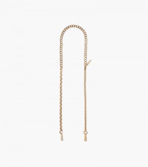 Accesorios Para Bolsos Marc Jacobs The Chain Correa Mujer Dorados | BK8-0866