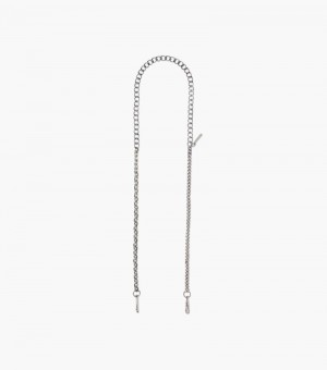 Accesorios Para Bolsos Marc Jacobs The Chain Correa Mujer Plateados | GA2-9303