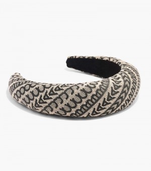 Accesorios Para El Cabello Marc Jacobs The Monogram Headband Mujer Beige | LO8-3862