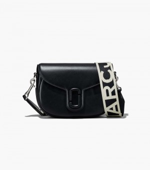 Alforjas Marc Jacobs The J Marc Saddle Bag Mujer Negros | ZS6-4601