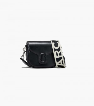 Alforjas Marc Jacobs The J Marc Small Saddle Bag Mujer Negros | WY9-1496