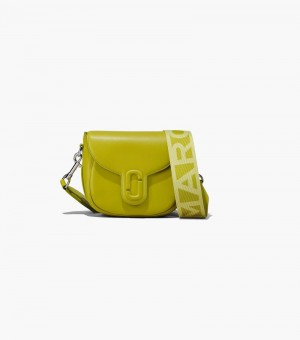 Alforjas Marc Jacobs The J Marc Small Saddle Bag Mujer Verdes Amarillos | LD9-2912