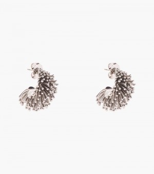 Aretes Marc Jacobs The Seaburst Earring Mujer Plateados | DM0-6215