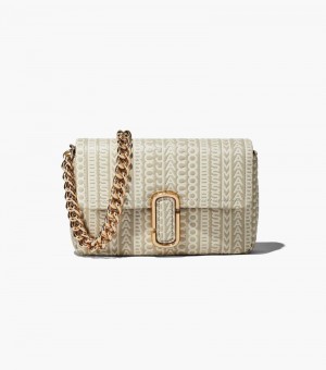 Bolsa De Hombro Marc Jacobs The Monogram Cuero J Marc Shoulder Bag Mujer Kaki | YX2-3231