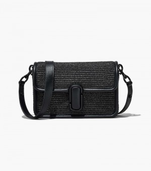 Bolsa De Hombro Marc Jacobs The Woven J Marc Shoulder Bag Mujer Negros | HY1-2047