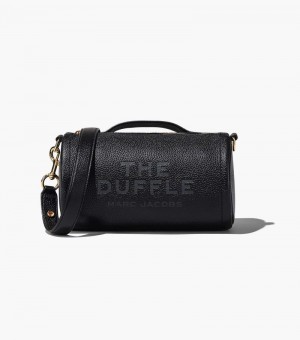 Bolsa Duffle Marc Jacobs The Cuero Duffle Bag Mujer Negros | WU8-0443