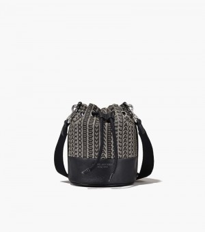 Bolso Saco Marc Jacobs The Monogram Bucket Bag Mujer Beige Multicolor | BJ1-8890