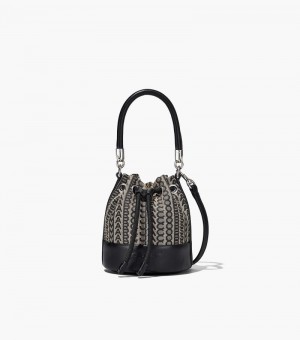 Bolso Saco Marc Jacobs The Monogram Micro Bucket Bag Mujer Beige Multicolor | MO9-5199
