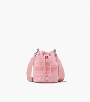 Bolso Saco Marc Jacobs The Terry Bucket Bag Mujer Rosas Claro | CP1-6596
