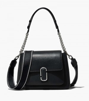 Bolso Satchel Marc Jacobs The J Marc Chain Satchel Mujer Negros Plateados | YC1-4623