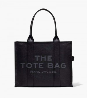 Bolso Tote Marc Jacobs The Cuero Large Tote Bag Mujer Negros | CM5-6432
