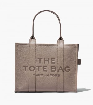 Bolso Tote Marc Jacobs The Cuero Large Tote Bag Mujer Grises | AA1-7678