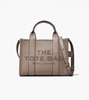 Bolso Tote Marc Jacobs The Cuero Medium Tote Bag Mujer Grises | JA4-9844