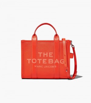 Bolso Tote Marc Jacobs The Cuero Medium Tote Bag Mujer Naranjas | HA7-5914