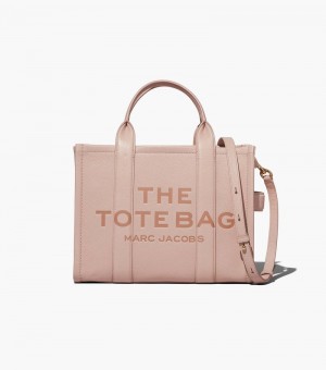 Bolso Tote Marc Jacobs The Cuero Medium Tote Bag Mujer Rosas | VC9-7894