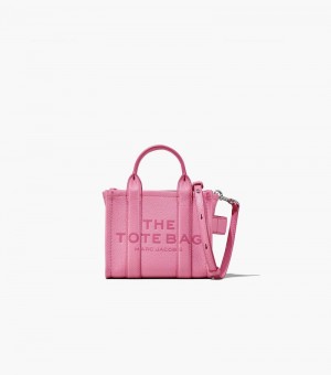 Bolso Tote Marc Jacobs The Cuero Micro Tote Bag Mujer Rosas | JE8-7312