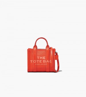 Bolso Tote Marc Jacobs The Cuero Micro Tote Bag Mujer Naranjas | AR9-7633
