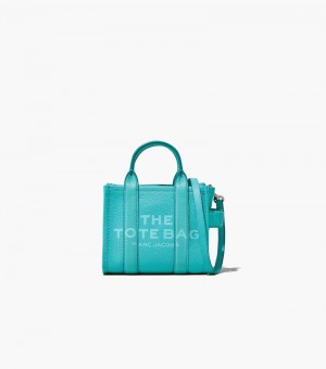Bolso Tote Marc Jacobs The Cuero Micro Tote Bag Mujer Turquesa | AV0-8891