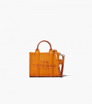 Bolso Tote Marc Jacobs The Cuero Micro Tote Bag Mujer Naranjas | MZ5-2423