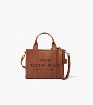 Bolso Tote Marc Jacobs The Cuero Mini Tote Bag Mujer Chocolate | HB4-7514