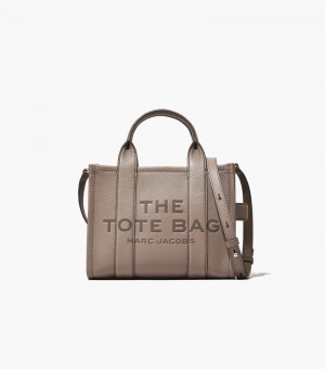 Bolso Tote Marc Jacobs The Cuero Mini Tote Bag Mujer Grises | II2-6636