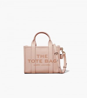 Bolso Tote Marc Jacobs The Cuero Mini Tote Bag Mujer Rosas | KG1-7220