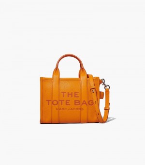 Bolso Tote Marc Jacobs The Cuero Mini Tote Bag Mujer Naranjas | PJ5-3312