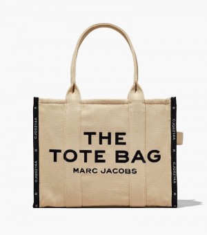 Bolso Tote Marc Jacobs The Jacquard Large Tote Bag Mujer Beige | FV4-1710