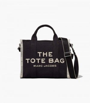 Bolso Tote Marc Jacobs The Jacquard Medium Tote Bag Mujer Negros | FC3-5254