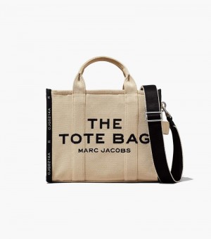 Bolso Tote Marc Jacobs The Jacquard Medium Tote Bag Mujer Beige | UF9-4317