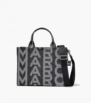 Bolso Tote Marc Jacobs The Monogram Denim Medium Tote Bag Mujer Azules | TI6-2422