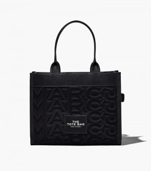 Bolso Tote Marc Jacobs The Monogram Neoprene Large Tote Bag Mujer Negros | UL3-8199