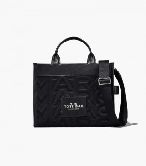 Bolso Tote Marc Jacobs The Monogram Neoprene Medium Tote Bag Mujer Negros | XW1-8153