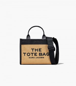 Bolso Tote Marc Jacobs The Woven Mini Tote Bag Mujer Beige | BO9-5753