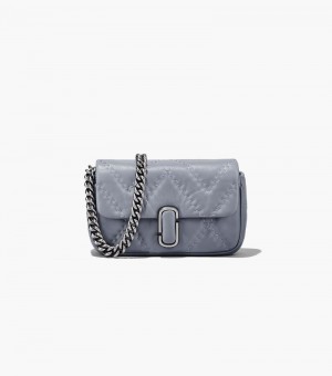 Bolsos Mini Marc Jacobs The Acolchado Cuero J Marc Mini Bag Mujer Grises | QG5-4758