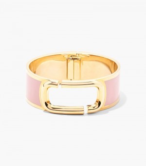 Brazaletes Marc Jacobs The J Marc Large Hinge Bangle Mujer Rosas Dorados | FR0-8056