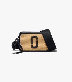 Camera Bolsas Marc Jacobs The Woven Snapshot Mujer Beige | ZG8-4975