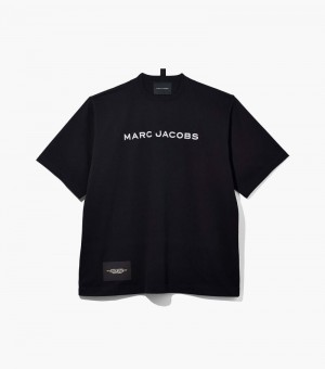 Camiseta Marc Jacobs The Big T-Shirt Mujer Negros | AN7-2724