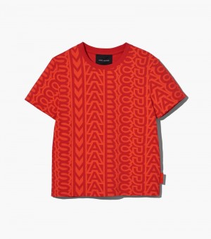 Camiseta Marc Jacobs The Monogram Baby Tee Mujer Naranjas Rojos | DX5-6459