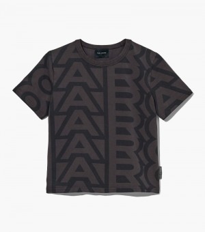 Camiseta Marc Jacobs The Monogram Baby T-Shirt Mujer Negros Grises | YV0-4483