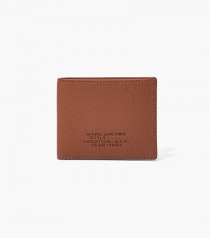 Carteras Marc Jacobs The Cuero Billfold Wallet Mujer Chocolate | MN2-7497