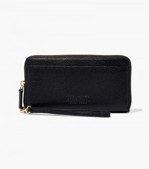 Carteras Marc Jacobs The Cuero Continental Wallet Mujer Negros | SI8-9525