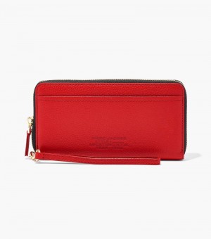 Carteras Marc Jacobs The Cuero Continental Wallet Mujer Rojos | HT2-4046