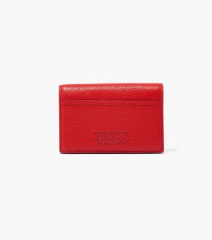 Carteras Marc Jacobs The Cuero Small Bifold Wallet Mujer Rojos | GU7-8255
