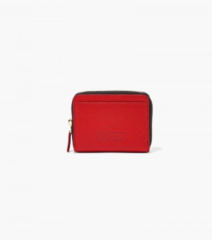 Carteras Marc Jacobs The Cuero Zip Around Wallet Mujer Rojos | ZV7-2329