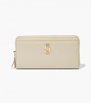 Carteras Marc Jacobs The J Marc Continental Wallet Mujer Blancos | KZ8-7713